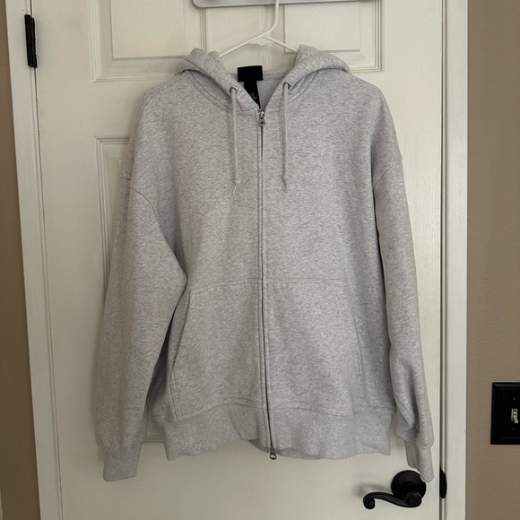 H&M Tops - H&M oversized fit zip up hoodie